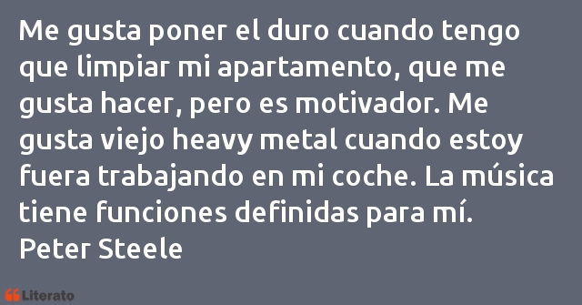 Frases de Peter Steele