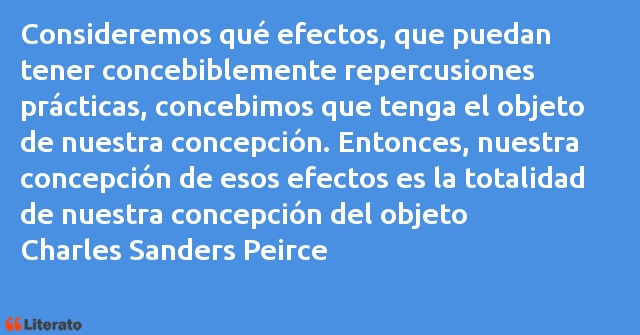 Frases de Charles Sanders Peirce