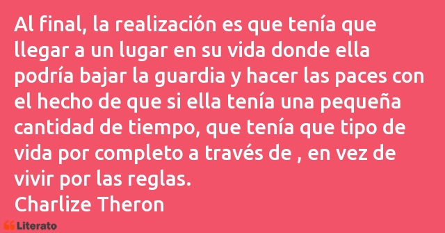 Frases de Charlize Theron