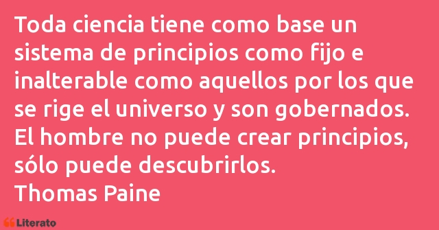 Frases de Thomas Paine