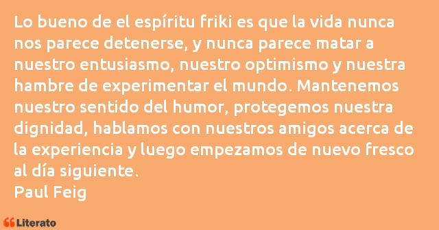 Frases de Paul Feig