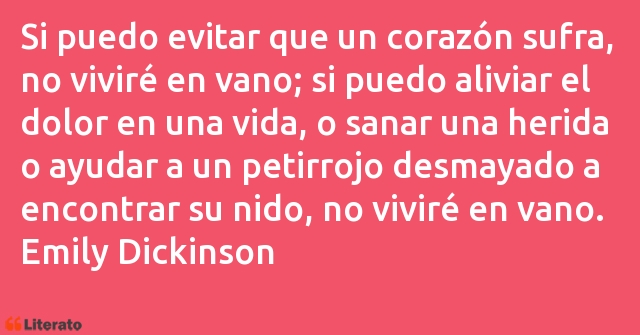 Frases de Emily Dickinson