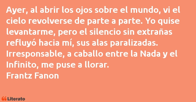 Frases de Frantz Fanon