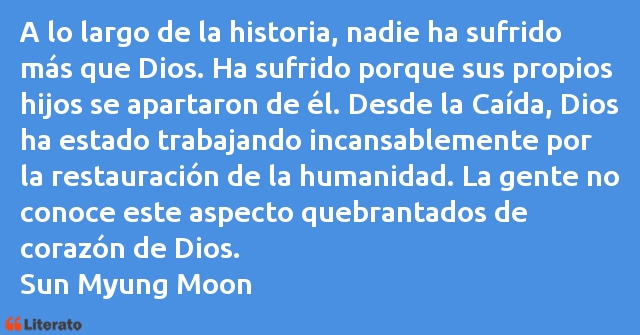 Frases de Sun Myung Moon