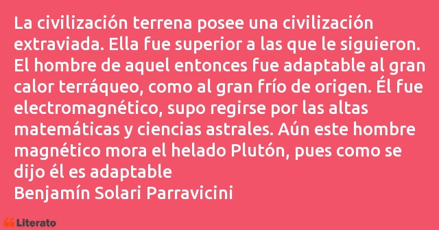 Frases de Benjamín Solari Parravicini