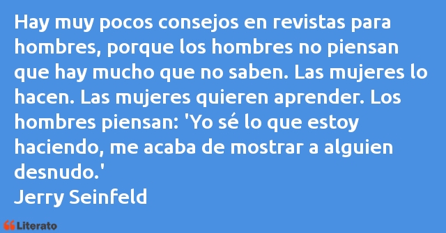 Frases de Jerry Seinfeld