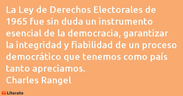 Frases de Charles Rangel