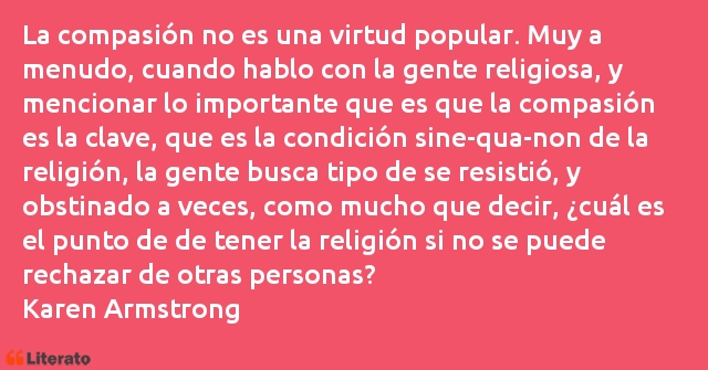 Frases de Karen Armstrong