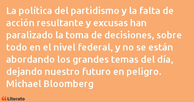 Frases de Michael Bloomberg