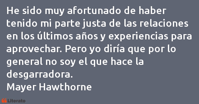 Frases de Mayer Hawthorne