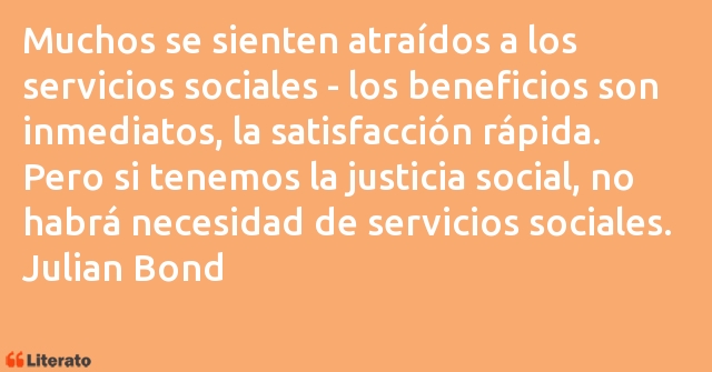 Frases de Julian Bond