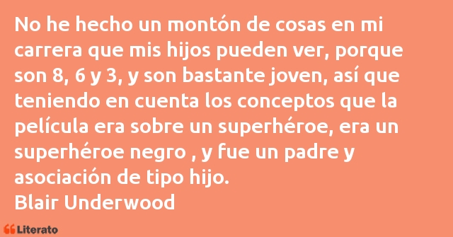 Frases de Blair Underwood