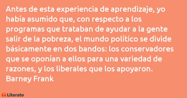 Frases de Barney Frank