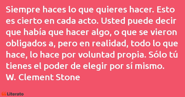 Frases de W. Clement Stone