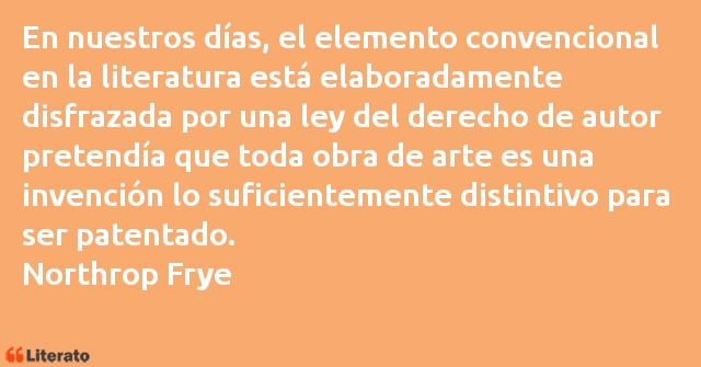 Frases de Northrop Frye