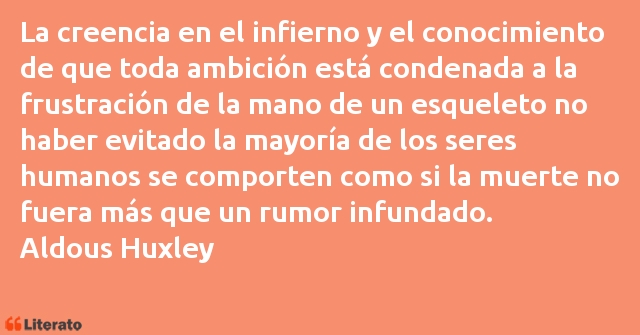 Frases de Aldous Huxley