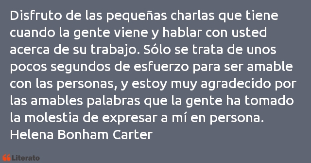 Frases de Helena Bonham Carter