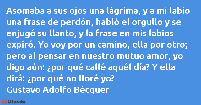 Frases de Gustavo Adolfo Bécquer