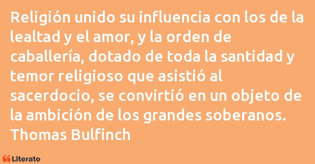 Frases de Thomas Bulfinch