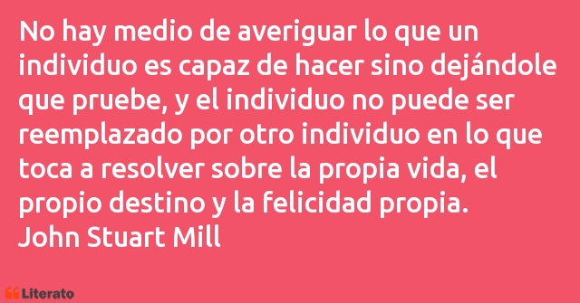 Frases de John Stuart Mill