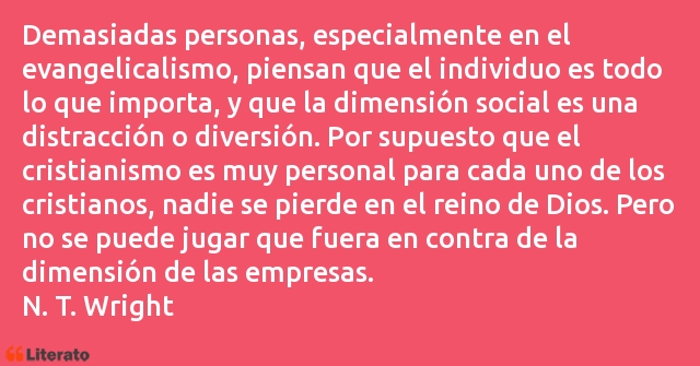 Frases de N. T. Wright