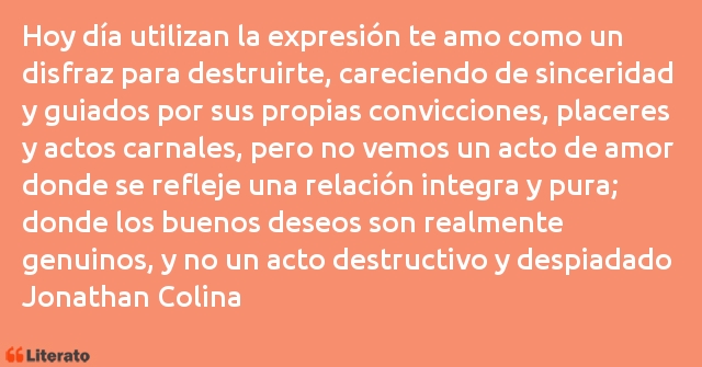 Frases de Jonathan Colina