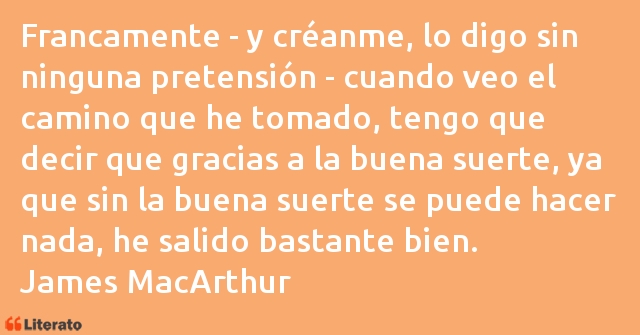 Frases de James MacArthur