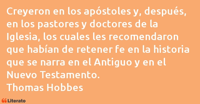 Frases de Thomas Hobbes