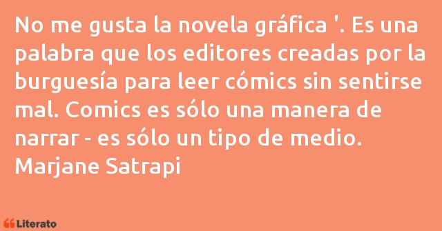 Frases de Marjane Satrapi