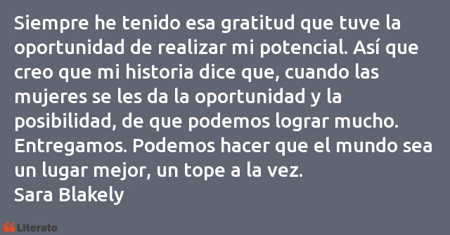 Frases de Sara Blakely