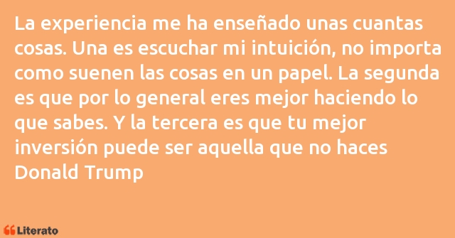 Frases de Donald Trump