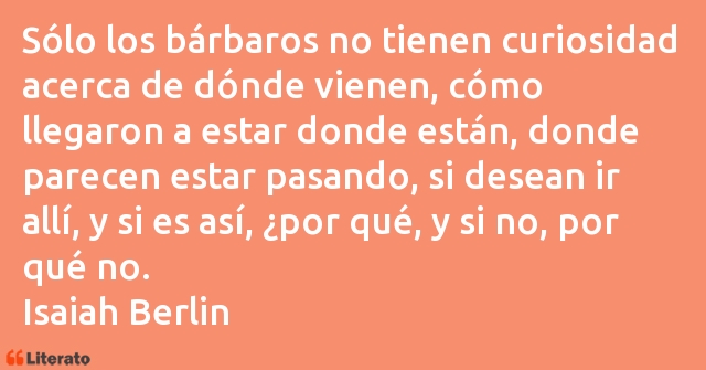 Frases de Isaiah Berlin