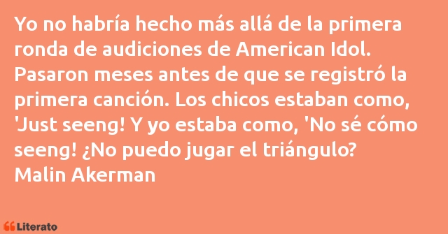 Frases de Malin Akerman