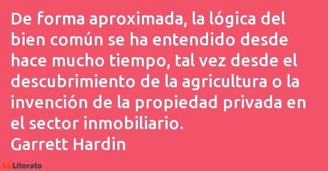 Frases de Garrett Hardin