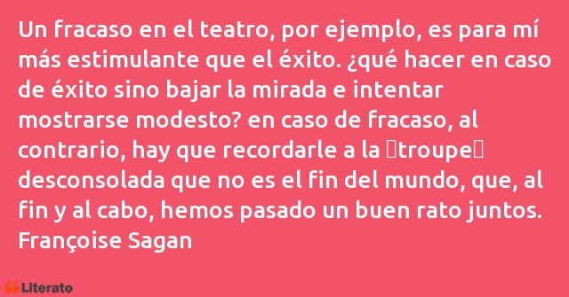 Frases de Françoise Sagan