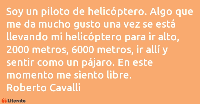 Frases de Roberto Cavalli