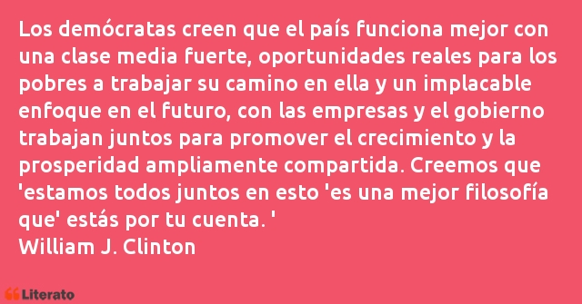 Frases de Bill Clinton