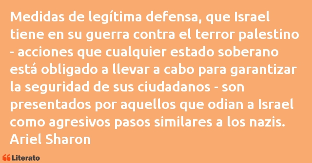 Frases de Ariel Sharon