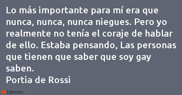 Frases de Portia de Rossi