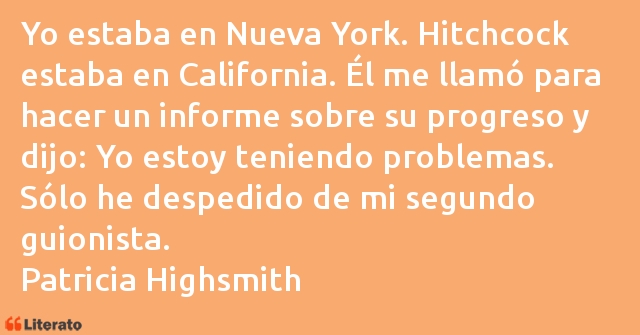 Frases de Patricia Highsmith