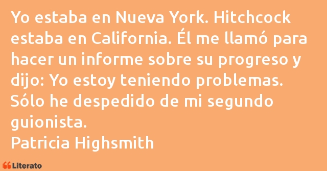 Frases de Patricia Highsmith