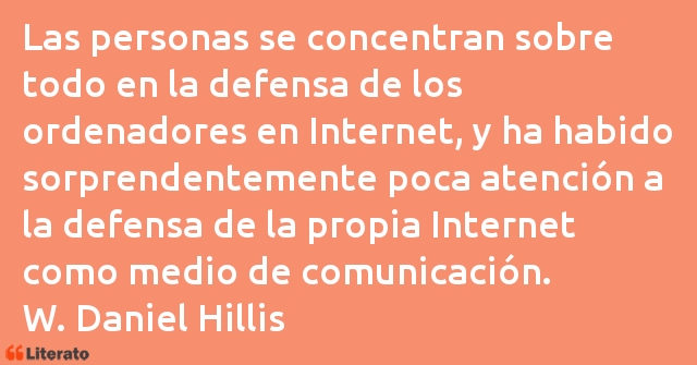 Frases de W. Daniel Hillis