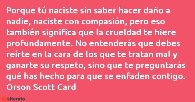 Frases de Orson Scott Card