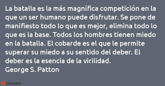 Frases de George S. Patton