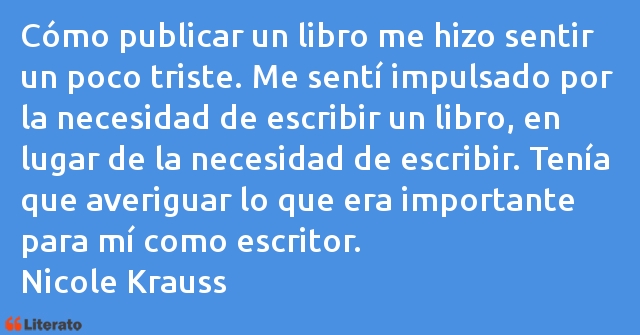 Frases de Nicole Krauss