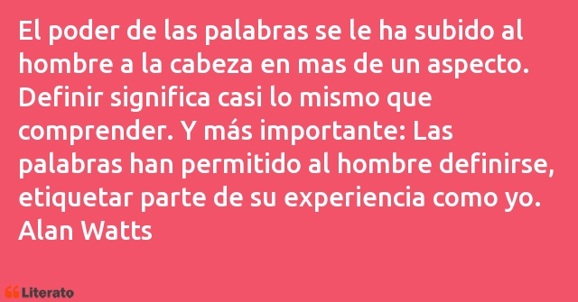 Frases de Alan Watts