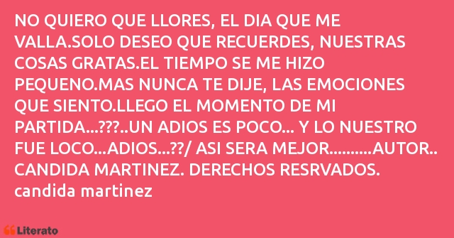 Frases de Cándida Martínez López