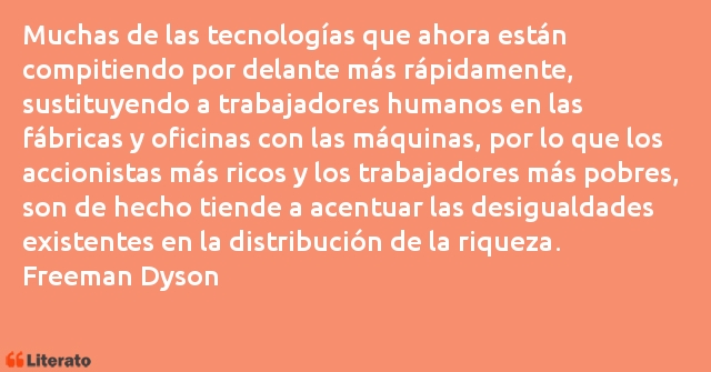 Frases de Freeman Dyson