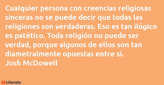 Frases de Josh McDowell