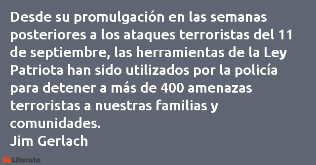 Frases de Jim Gerlach